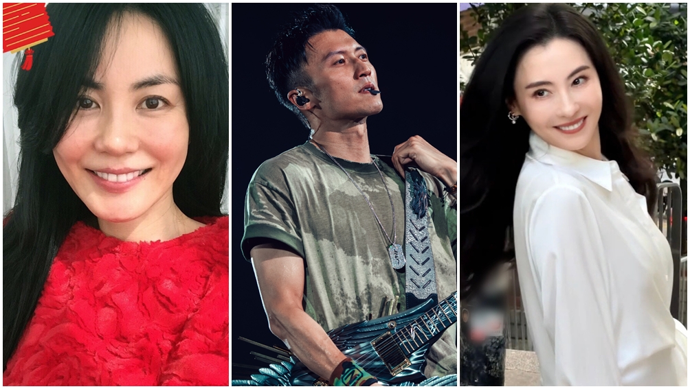 王菲、謝霆鋒、張柏芝的三角關係又成為近期話題。（圖片來源：微博 veggieg、鋒味、張柏芝）