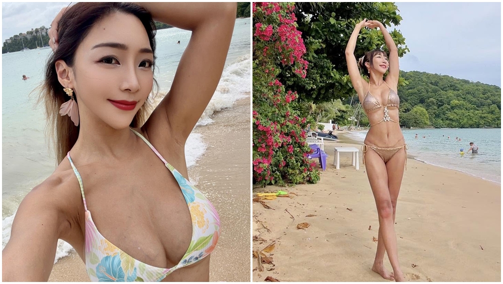 李宓生五胎仍保持好身材。（圖片來源：FB 李宓Mina）