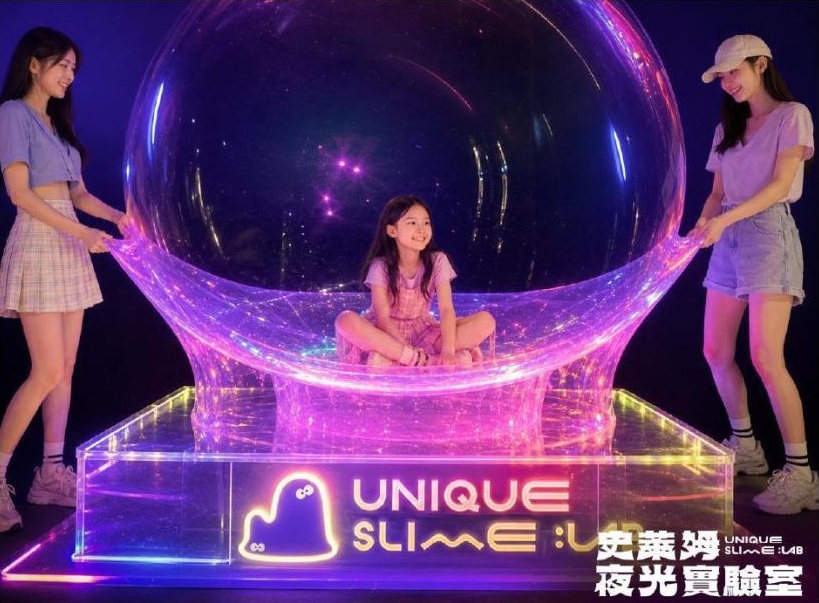  大朋友也會喜歡的，位於士林的UNIQUE史萊姆實驗室。圖_KKday提供 