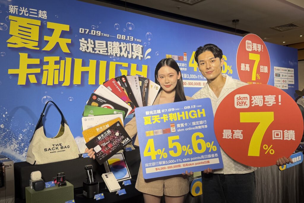 新光三越《夏天卡利HIGH 就是購划算》7/9起全台登場（圖／新光三越）