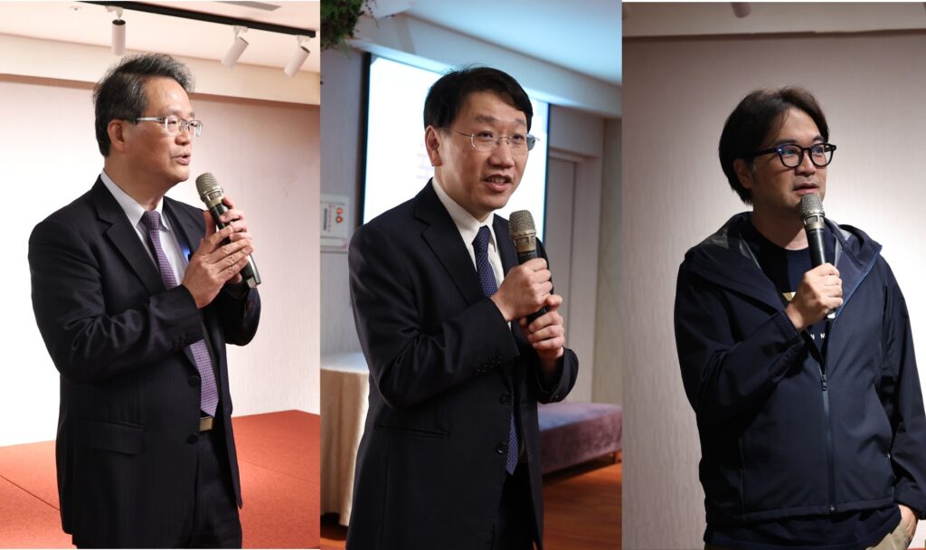 活動當天，臺北榮總副院長楊慕華 (中)、內科部腎臟科主任林志慶 (左)以及知名人力資源專家暨影響力教育基金會執行長黃至堯博士(右)皆親臨現場，展現對青年醫師職涯發展的高度重視。（圖/影響力教育基金會）