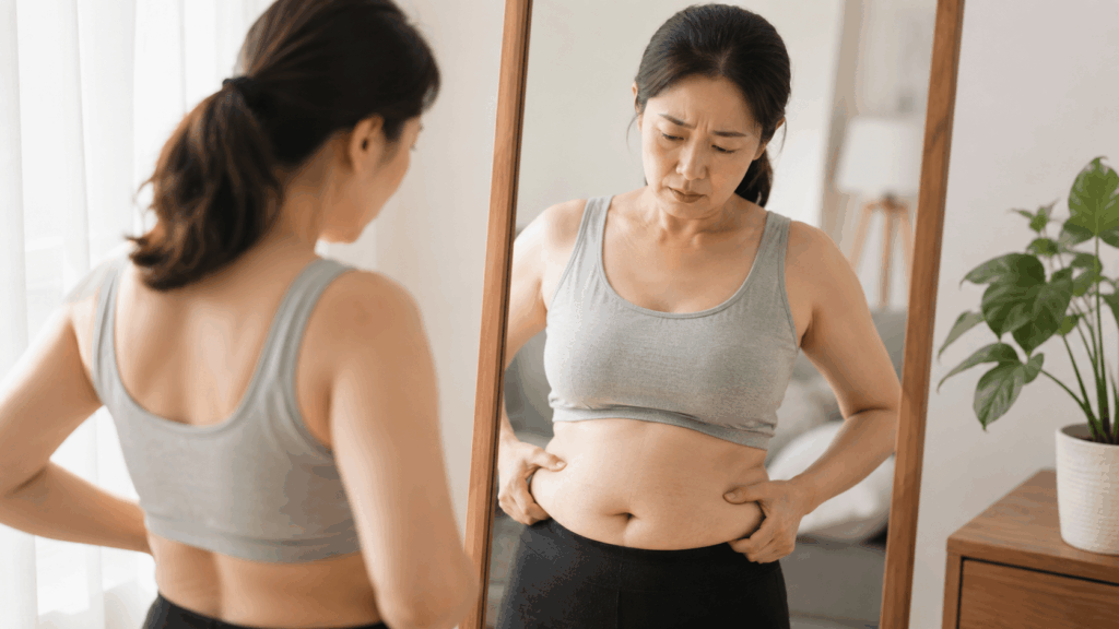 過了 45 歲，明明吃得跟以前差不多，體重卻一路往上？楊佩鈺醫師指出女性肌肉量與基礎代謝相對偏低。這篇帶妳看懂45歲後變的是什麼，以及過去有效的方法為什麼慢慢失靈。