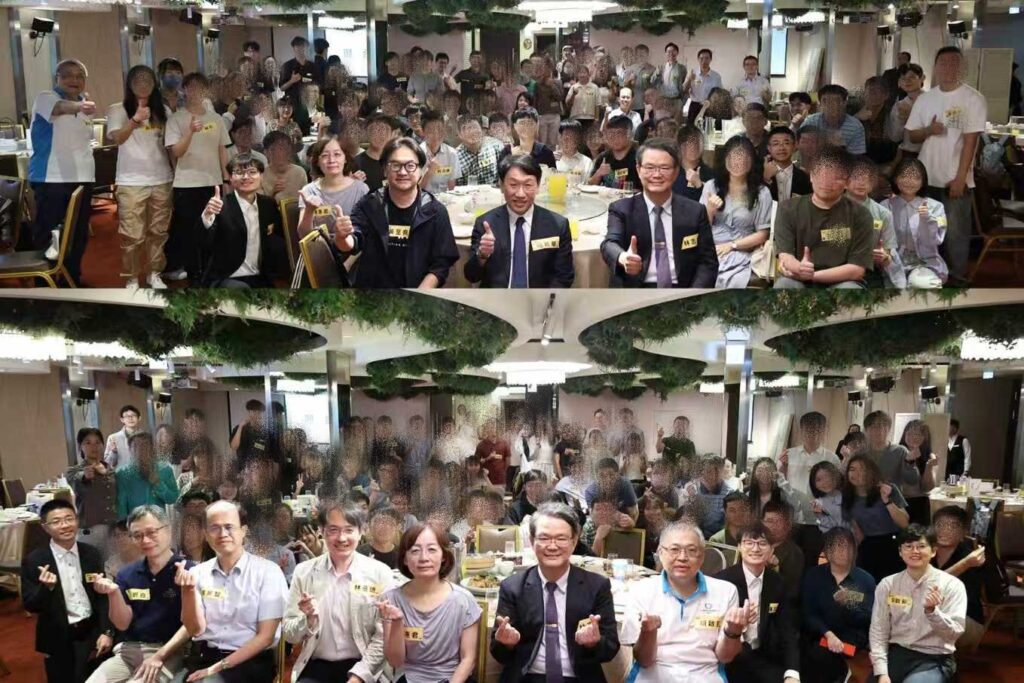 臺北榮民總醫院內科部舉辦「住院醫師招募博覽會 &times; 交流餐會」，吸引近百人共同參與。（圖／影響力教育基金會提供）