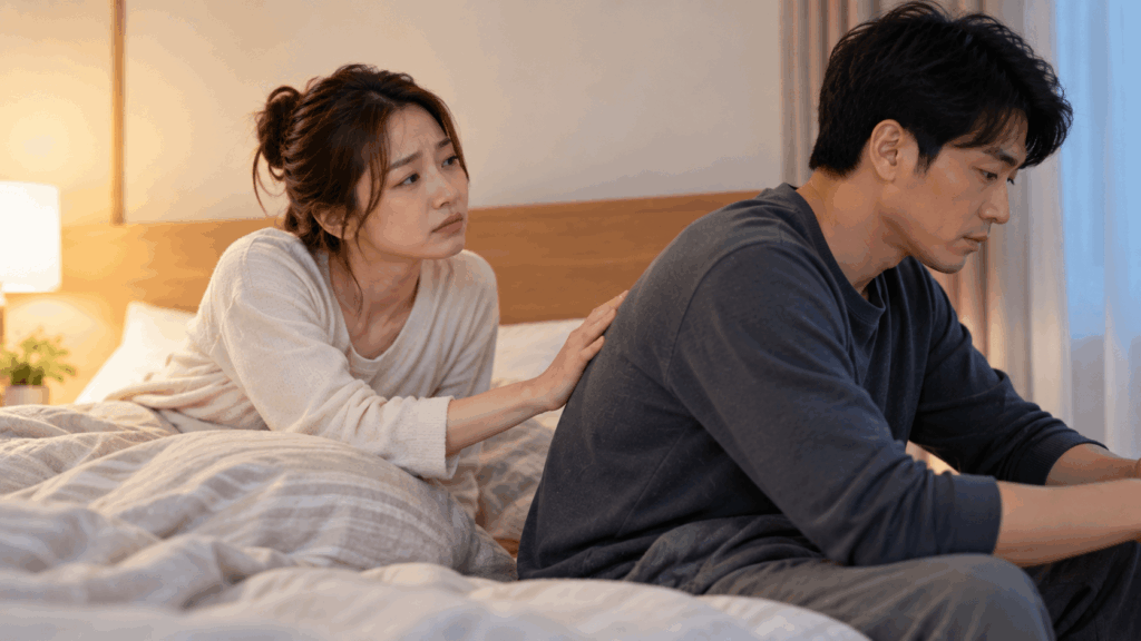 另一半話變少、什麼都說沒事，妳越問越不安？從伴侶冷淡時的3種反應，看懂夫妻為什麼常陷入一個追、一個躲的僵局。